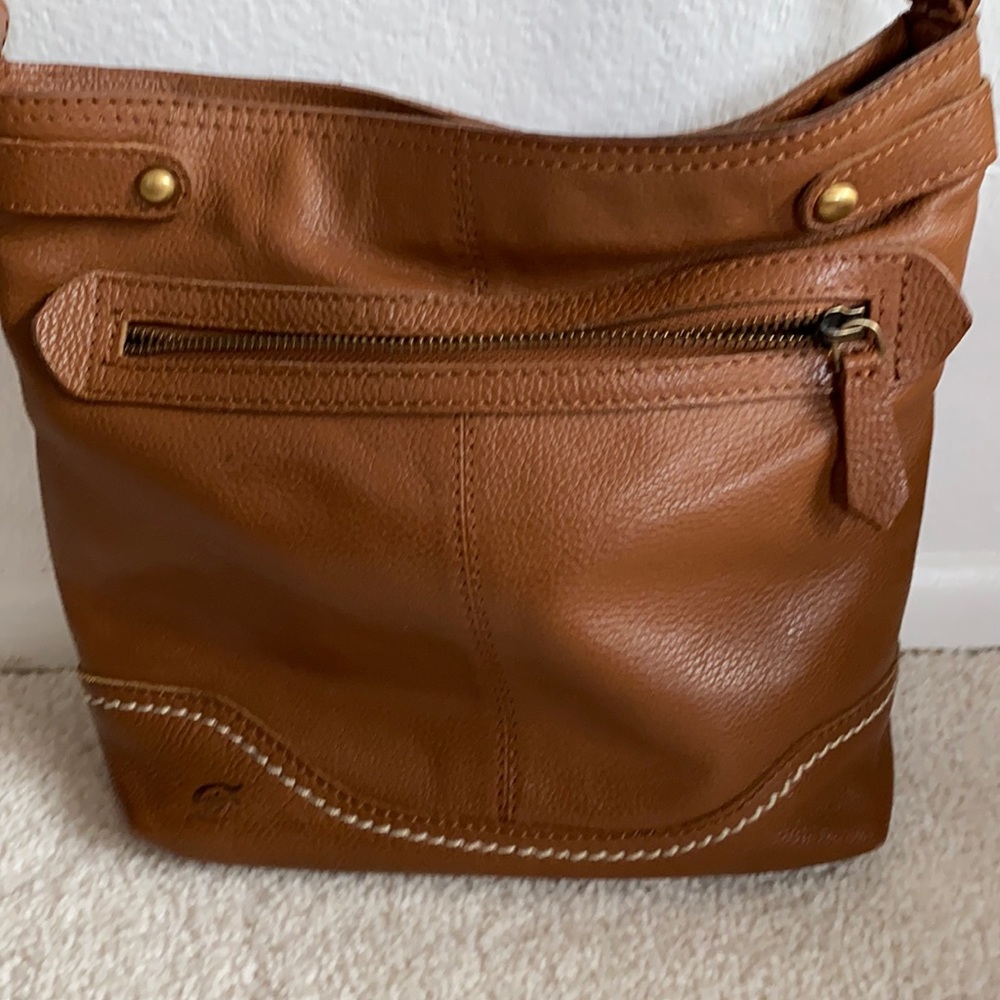Brown Born adjustable cross body bag